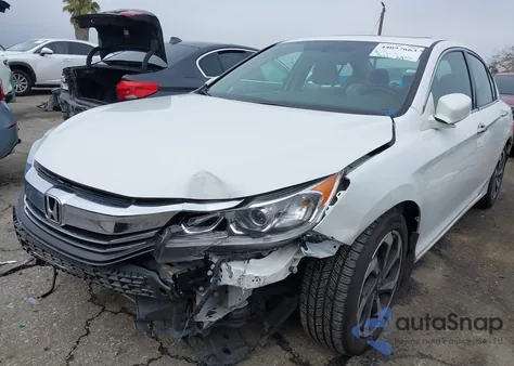 2016 Honda Accord Ex-L V-6 from USA, damaged, VIN 1HGCR3F88GA001310